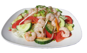 Salat mit Shrimps <sup>6b</sup>